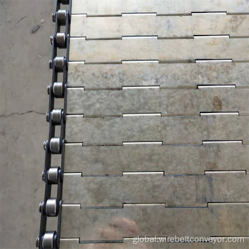 Mesh-top Chain Plate Belt Metal Plate Chain Belt For Conveying Heavy Loads Manufactory